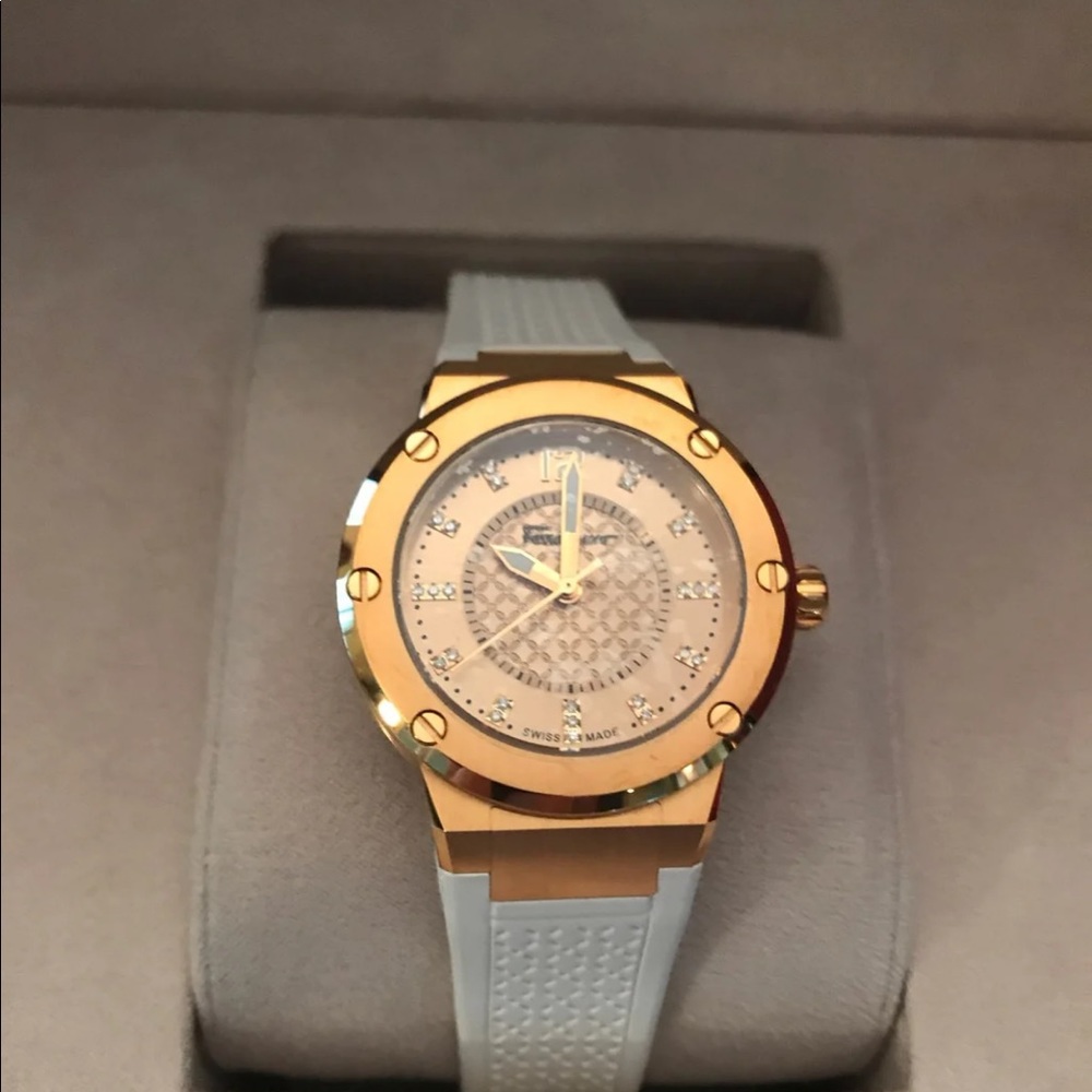 Salvatore Ferragamo Women’s Swiss F80 Diam Watch
